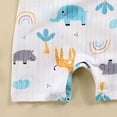 thumbnail image 6 of NIEWTR Newborn 18-24 Months One-Piece Jumpsuit Baby Romper Cartoon Baby Bodysuit Cute Short Sleeved Baby Romper A18-Sky Blue, 6 of 6