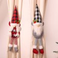 thumbnail image 5 of Adorno de muñeco con hebilla para cortina navideña de Papá Noel y alce, decoración navideña para el hogar, regalos navideños de 2022, Navidad, Año Nuevo 2023, 5 of 5