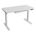 thumbnail image 1 of Motionwise Electric Standing Desk, 24”x48 Home Office Series, 28"-48" with Quickly Program up to 4 pre-Set Height adjustments and USB Charge Port, White Frame, 1 of 2