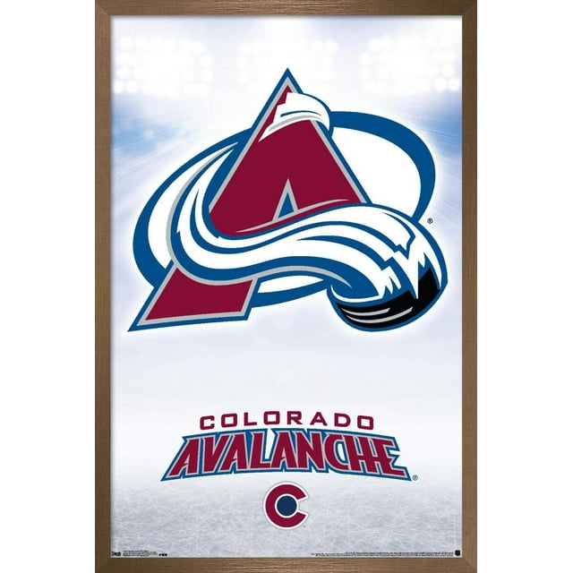 NHL Colorado Avalanche - Logo 17 Wall Poster, 22.375" x 34" Framed