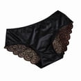 thumbnail image 5 of Sakmal Women's Panties Seamless Hipster Panties Black Soft Women's Underwear M, 5 of 5