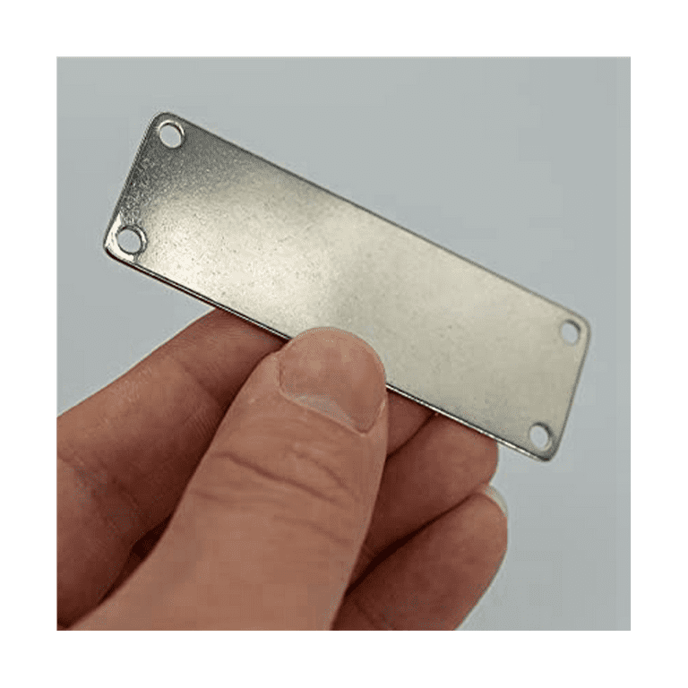 20PCS 18Ga. Metal Stamping Blank Brass Oval Tags Engraving Name