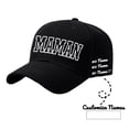 thumbnail image 2 of ManxiVoo Personalized Name Custom Baseball Hat for Mother Day Birthday Gift Giving and Daily Outdoor Activities, 2 of 8
