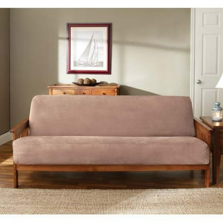 Sure Fit Soft Suede Futon Slipcover, Sable