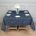 thumbnail image 3 of Dark Blue Star Moon Sun Pattern Square Tablecloth,Waterproof Square Table Cover,Wipeable Spillproof Washable Table Cover for Home Kitchen Party Decor 42"X42"(107x107cm), 3 of 6