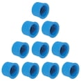 thumbnail image 1 of Conectores de acoplamiento roscados de 10 piezas DWV Reductor Bushing 1-9/16" x 1-1/4" (Socket x Socket) para conectar tuberías de plomería de desagüe en el hogar, azul, 1 of 7