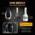 thumbnail image 3 of VISVIC 9005 H11 LED Headlight Bulb White High Low Beam for Ram 1500 2500 3500, 3 of 5