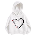thumbnail image 4 of Shadoumai Girls Stylish Long Sleeve Casual Pullover Hooded Sweatshirt Soft Fabric Warm Autumn Daily Outerwear for Kids, Girls Stylish Autumn Hooded Sweatshirt, 4 of 4