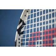 Wilson Hyper Hammer 5.3 Adult Recreational Tennis Racket - Black/White/Gold, Grip Size 3 - 4 3/8