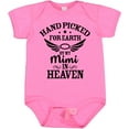thumbnail image 3 of Inktastic Handpicked for Earth by My Mimi in Heaven with Angel Wings Boys or Girls Baby Bodysuit, 3 of 5