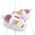 thumbnail image 4 of HBYJLZYG Baby Shoes Anti-Slip Prewalker Princess Shoes, Cute Baby Girls Newborn Infant Floral Casual First Walker Toddler Shoes, 4 of 8