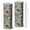 Pioneer Flower Floral, variant on Pioneer Flower Floral Print Pattern 20oz Skinny Tumbler with Straw & Lid, Double Wall Vacuum Insulated Cup, Leak-Proof, Cup Holder Friendly, Hot 6H Cold 12H