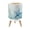 Color 2, variant on Coastal Small Trash Can with Lid Blue Ocean Under Sea Fish Turtle Dreamlike 1.8 Gallon Dog Proof Trash Can Round Garbage Can Waste Bin Wastebasket for Bathroom Bedroom Living Room