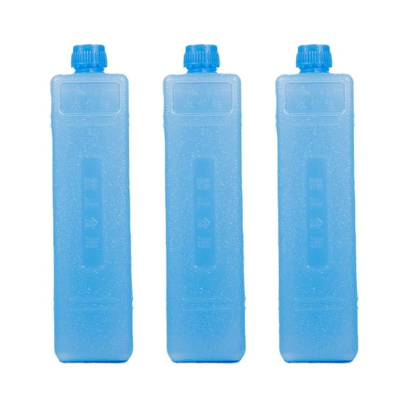 Ice Crystal Packs Thickened PE Freezer Gel Packs for Food Storage, Breast Milk Cooling, Camping, and Conditioning Fans, Reusable Long Lasting & Fast Freeze