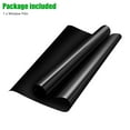 thumbnail image 2 of 17'' x 78'' Total Blackout Privacy Window Film, Peel and Stick Opaque Sun Blocking Door Window Covering UV Light Blocking, Black, 2 of 6