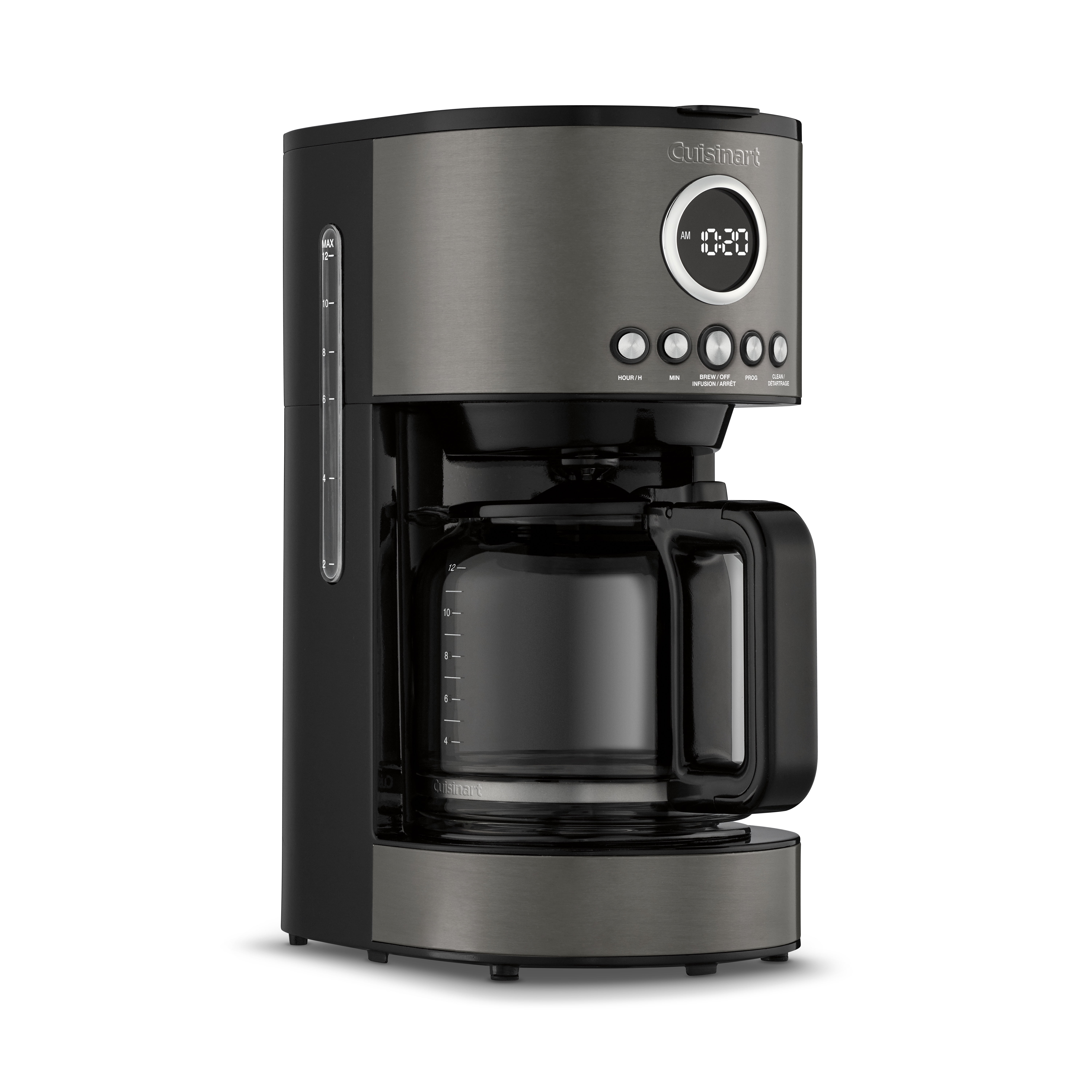 Cuisinart 12-Cup Programmable Coffeemaker – Black Stainless Finish, 12 Cup Programmable Coffee Maker