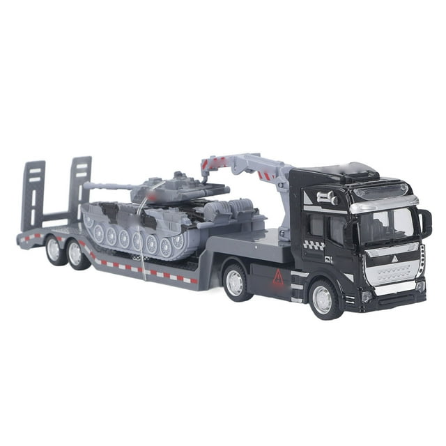 Detachable Military Model Trailer Toy Simulation Collectible for Boys, Premium Alloy and Plastic Materials, Parent Child Games, Suitable for Toy Collection