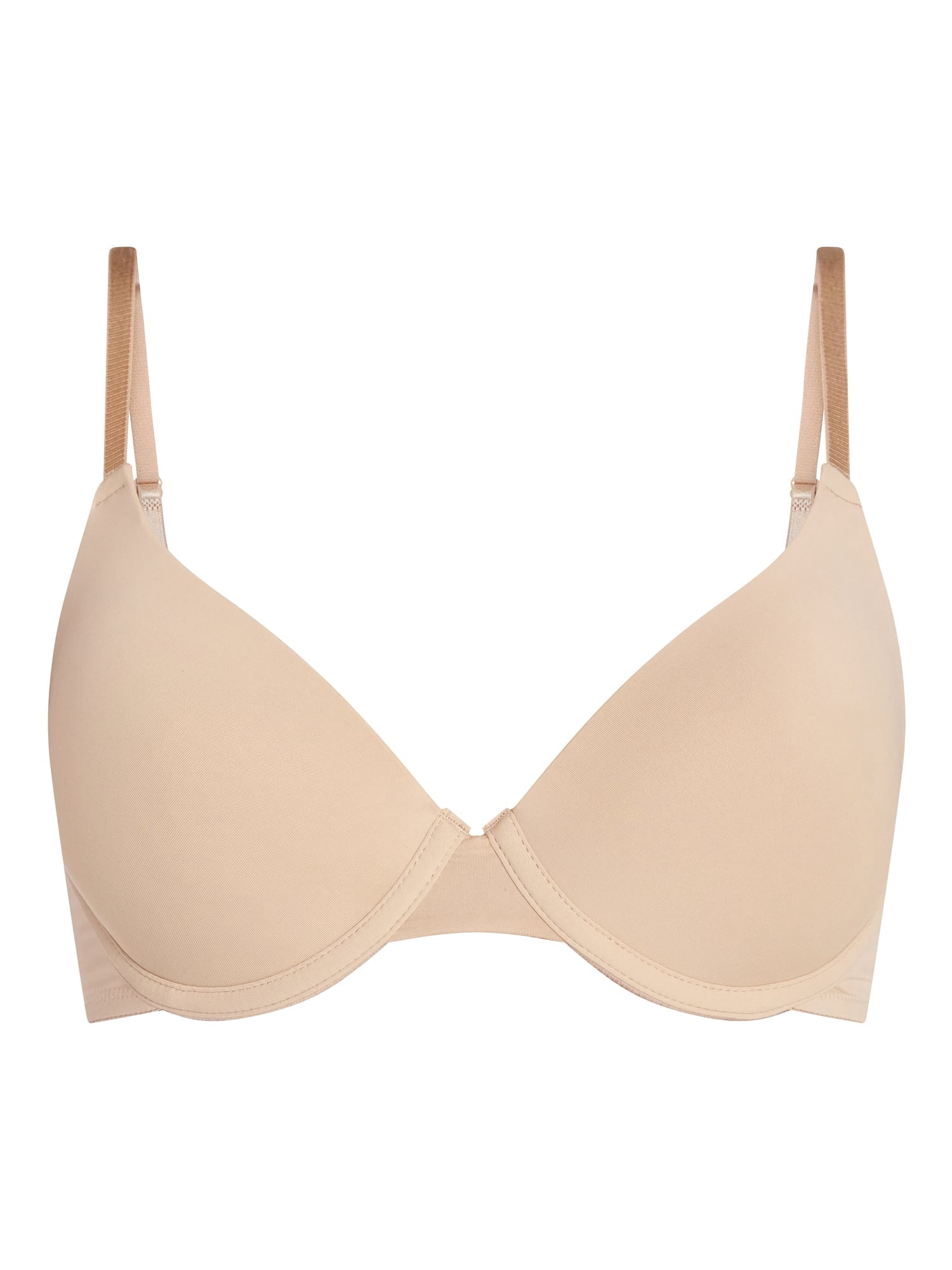 No Boundaries Lightly Lined Underwire T-Shirt Bra, Women's 34A to 40DDD