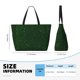 thumbnail image 4 of Fotbe Emerald Green Sparkling Bolsa de Viaje para Playa - Resistente al Agua, Bolsa Tote de Gran Capacidad y Ligera con 7 Bolsillos para Mujeres y Hombres, 4 of 7