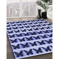 thumbnail image 2 of Ahgly Company Indoor Rectangle Patterned Blue Whale Blue Area Rugs, 2' x 5', 2 of 6