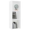thumbnail image 5 of vidaXL 3-Tier Book Cabinet Black 15.7"x11.8"x44.9" Chipboard, 5 of 30