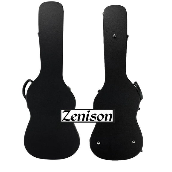 Zenison Electric Hard-Shell Case Strat Style LP Style with Lock Latch Heavy Duty