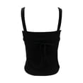 thumbnail image 4 of DHFJKG Gothic Tank Top Women Cropped Camisole Sleeveless V Neck Floral Printed Sexy Slim Fit Cami T-Shirts Night Out Wear Versatile Tops, 4 of 5