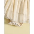 thumbnail image 6 of Newborn Infant Toddler Baby Girl Romper Princess Lace Tulle Sequnis Jumpsuit Playsuit Birthday Party Clothes, 6 of 8