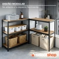 thumbnail image 3 of Set de 2  Estantes Metálicos Organizador Anaquel Mueble 5 Niveles, 3 of 7