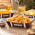 thumbnail image 5 of Yangka Kitchen 60pcs Disposable Paper Fry Trays, Football Shaped Snack Containers for Party Food Serving, Versatile Holiday Gathering Essential, 5 of 9