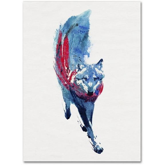 Trademark Fine Art 'Lupus Lupus I' Canvas Art by Robert Farkas