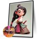 thumbnail image 2 of Diamond Painting 5D DIY Full Square Drill Mulan Kit Decoración del hogar (ZQA835) Hugtrwg Para estrenar, 2 of 9