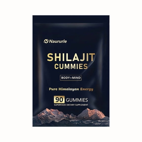 Shilajit Gummies – Pure Himalayan Energy Superfood Supplement (90 Count) – Body & Mind Support