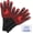 Red, variant on BBQ Gloves, 1472°F Heat Resistant Gloves Fireproof Mitts, Grilling Gloves Silicone Non-Slip Washable Oven Glove, Kitchen Glove for Barbecue, Grilling, Cooking, Baking, Camping, Smoker (Red)