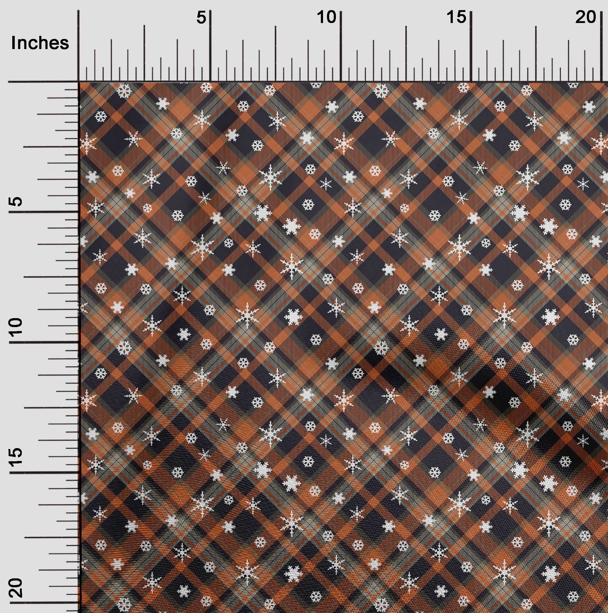 oneOone Silk Tabby Brown Fabric Christmas Craft Projects Decor Fabric Printed By The Yard 42 Inch Wide