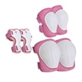 thumbnail image 1 of koolsoo Ensemble de Protection pour Enfant Genou Ajustable Garde Sécurisée Multiple pour Planche à Roulettes Rose, 1 of 9