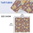 thumbnail image 5 of Coolnut Set of 1 Mushroom Satin Napkin Square 20 Inches Table Napkins Soft Smooth Decorative Napkins for Wedding Banquet Party Decoration, 5 of 6