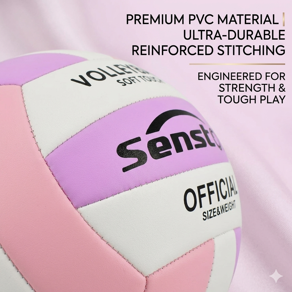 Senston Volleyball, Official Size 5, Soft-Touch photo 4