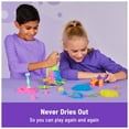 thumbnail image 4 of Kinetic Sand, Squish N’ Create Sensory Toy Playset, 4 of 9