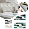 thumbnail image 5 of 9 Pcs Kitchen Bathroom Wall Tile StiforCKers Imitation Marble 20*10cm PVC Waterproof, 5 of 6