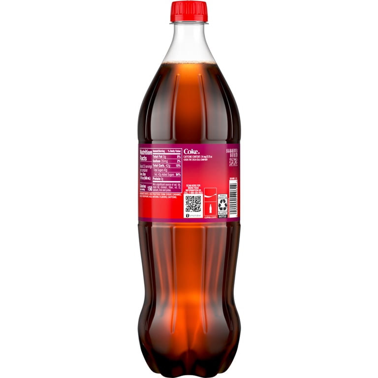 Coca-Cola Cherry Soda Pop Bottle, 1.25 Liters - Walmart.com