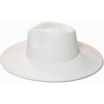thumbnail image 3 of VERVE 8 Wide Brim Vegan Felt Rancher Hat - Women, Men, and Kids Fedora Style with Adjustable Inner Drawstring, 3 of 8