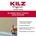 thumbnail image 2 of KILZ Original Oil-Based Aerosol Primer, White, Interior Spot Stainblocker and Odor Sealer, 13 oz, 2 of 6