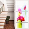 thumbnail image 1 of Nature Morte Mignonnes Fleurs de Gerbera Rouges - Grande Impression sur Toile Florale, 1 of 4