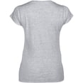 thumbnail image 2 of Gildan T-Shirt à Manches Courtes à Col en V Style Doux pour Femmes, 2 of 5