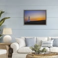 thumbnail image 2 of Stupell Industries Lighthouse Sunrise Simplicity Brown Framed Floater Canvas Wall Art design by Peter Dulis, 21 x 31, 2 of 9