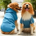 thumbnail image 6 of TELOLY Dog Sweatshirt,For Autumn and Winter Dog Hoodies for Medium Dogs,For Medium and Large Dogs Dog Hoodie for Large Dogs Dog Hoodie,Blue,XL, 6 of 7