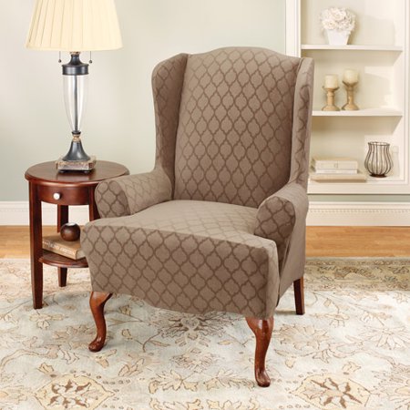Sure Fit Stretch Marrakesh Wing Chair Slipcover