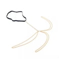 thumbnail image 4 of GKNET Sexy Women Crystal Thigh Leg Chain Delicate Jewelry Bikini Beach Harness Body Chain Gi_yi-Silver, 4 of 7