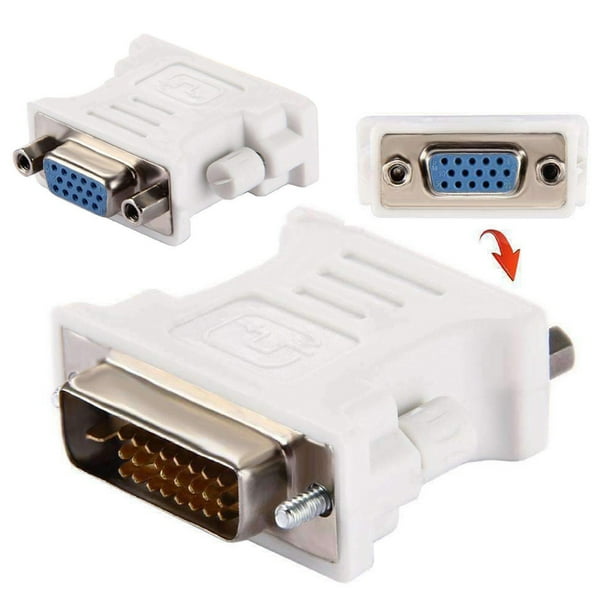 Dvi D Digital Dual Link Male 24 1 To Vga Adapter Computer Monitor Adapter Walmart Com Walmart Com
